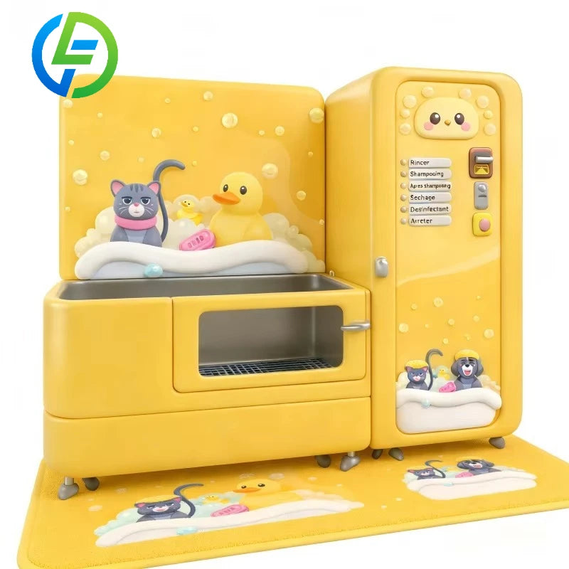 Customize Self-Service Vending Machine for Small and Big Pets Portable Pet Cleaning & Bathing Station Dog Cat Washing Station