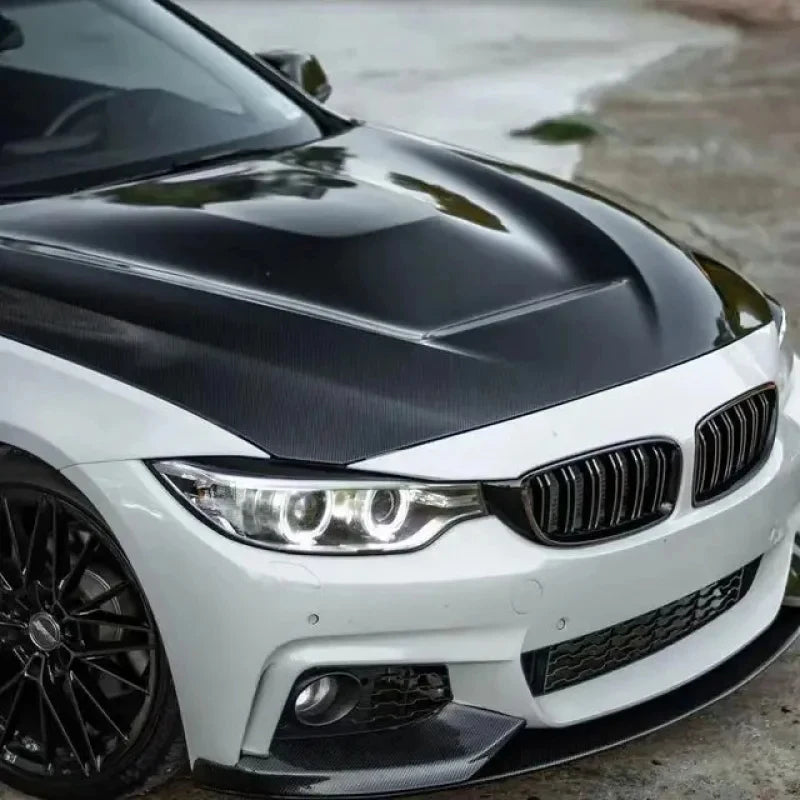 Hot selling  car parts body kit honeycomb carbon fiber engine hood for  F30 335i 340i 3 Series F32 F33 F36 F34 4 Series F31