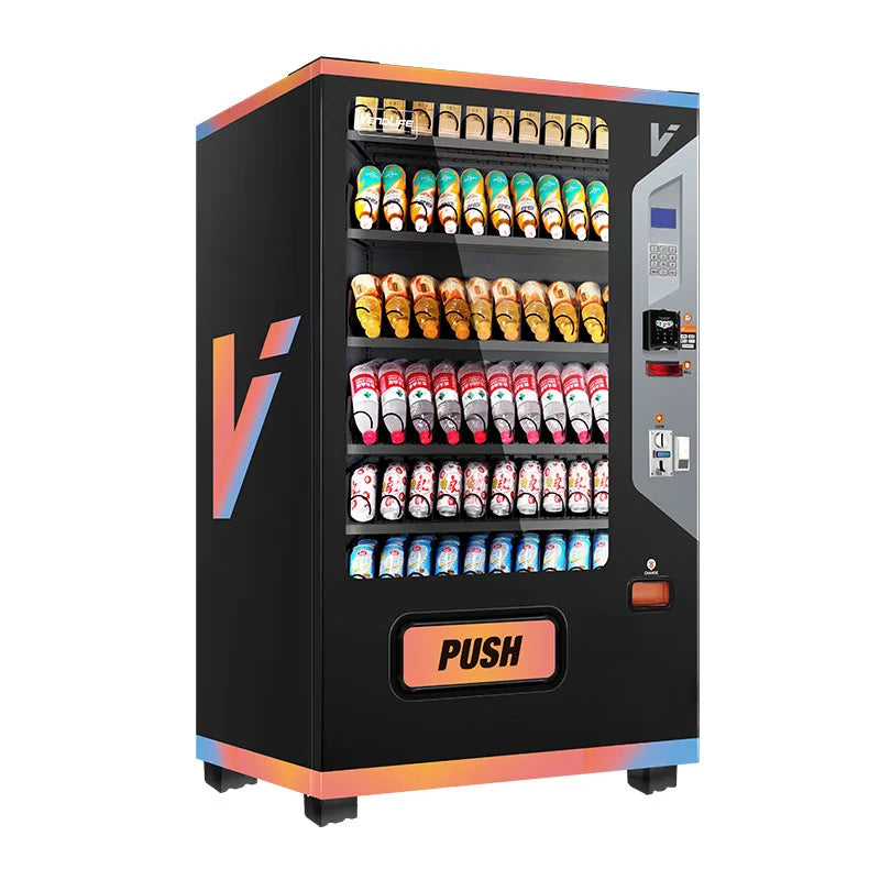 Smart 24H Self Auto Service Customized Bulk Combo Cold Snack Drink Vending Machine Touch Screen Commercial Hotel Vendor Hot Sale
