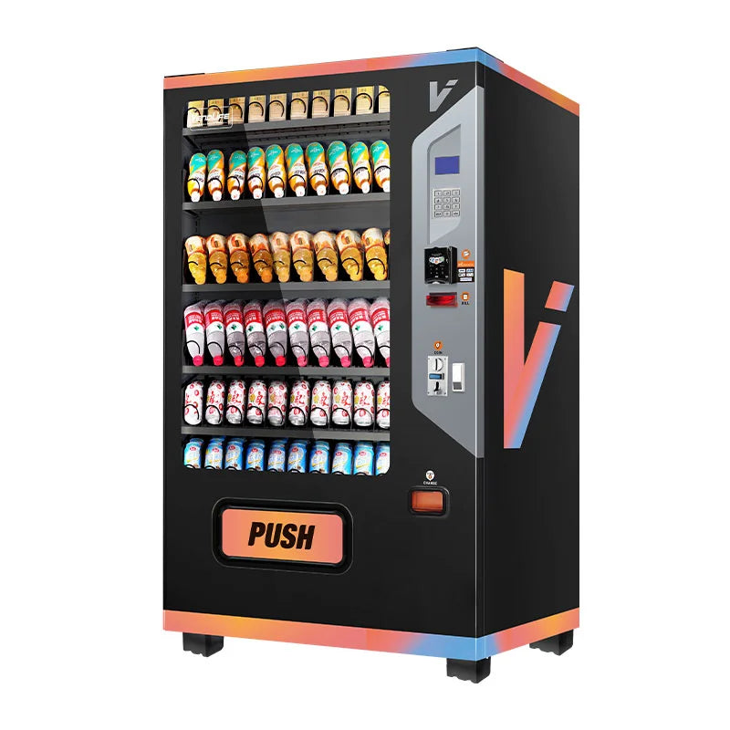Smart 24H Self Auto Service Customized Bulk Combo Cold Snack Drink Vending Machine Touch Screen Commercial Hotel Vendor Hot Sale